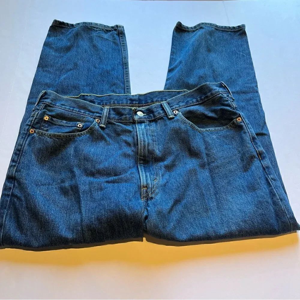 Men's Levi's 550 Blue Denim Jeans Size W38 L 29